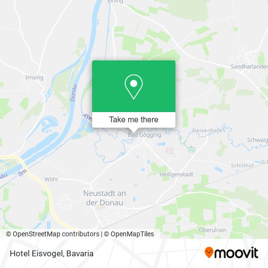 Hotel Eisvogel map