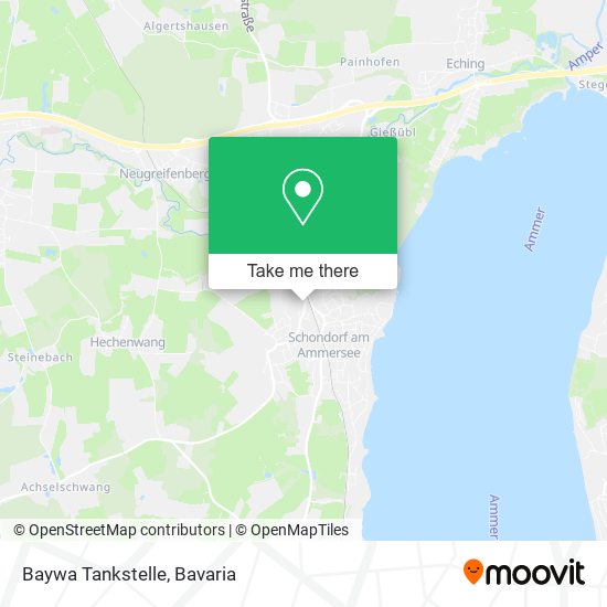 Baywa Tankstelle map