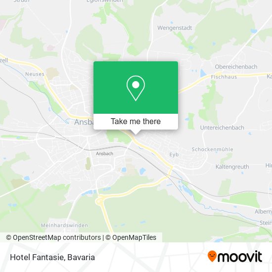 Hotel Fantasie map