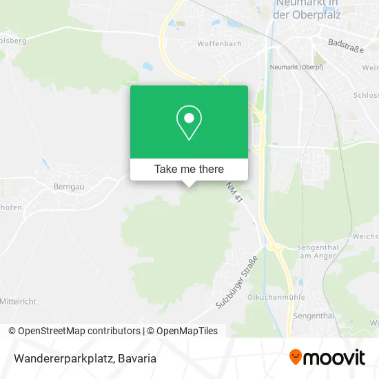 Карта Wandererparkplatz