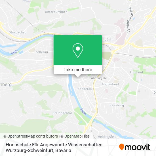 Hochschule Für Angewandte Wissenschaften Würzburg-Schweinfurt map