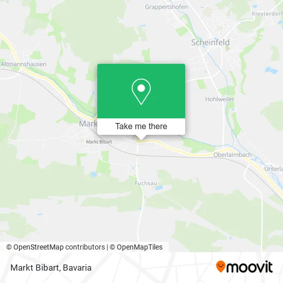 Карта Markt Bibart