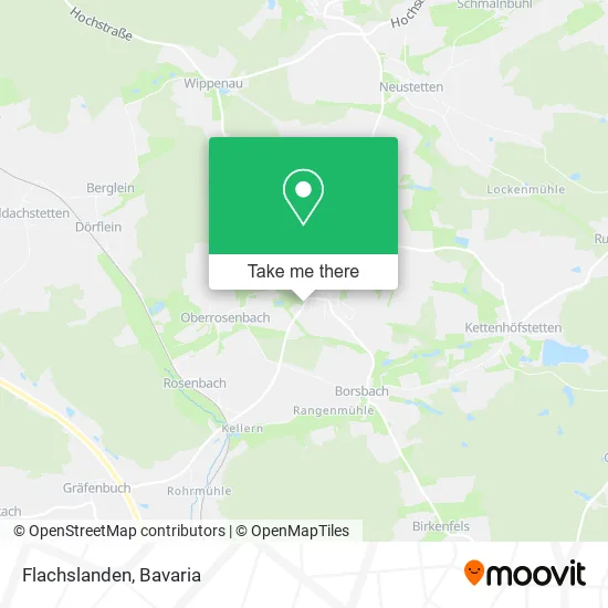 Карта Flachslanden