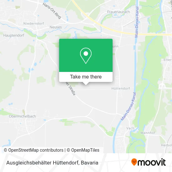 Карта Ausgleichsbehälter Hüttendorf