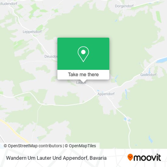 Wandern Um Lauter Und Appendorf map