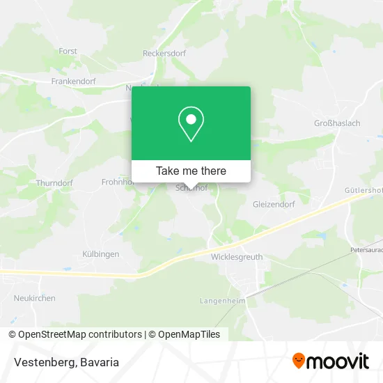 Карта Vestenberg