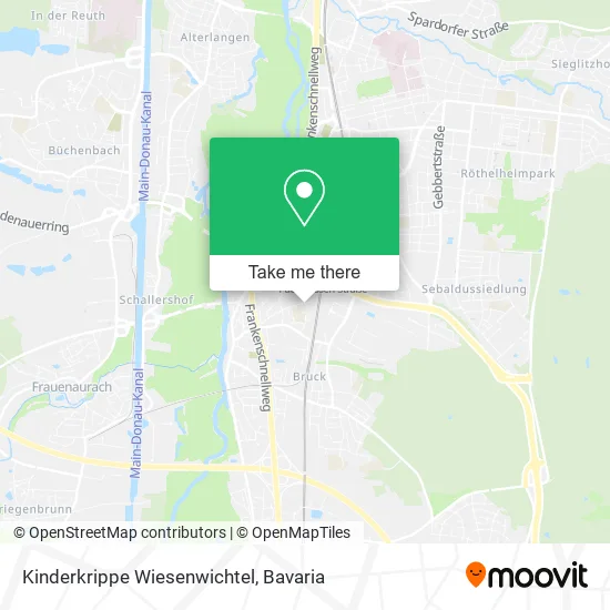 Карта Kinderkrippe Wiesenwichtel