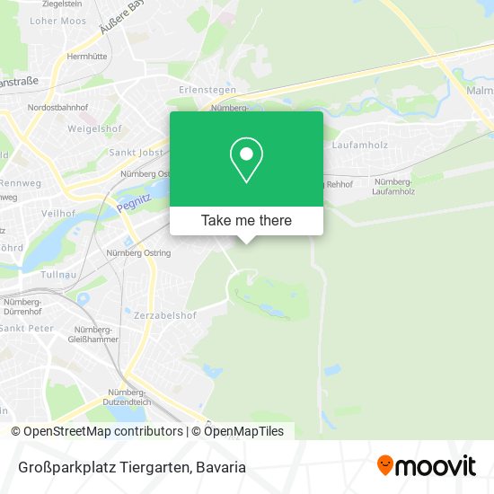 Großparkplatz Tiergarten map