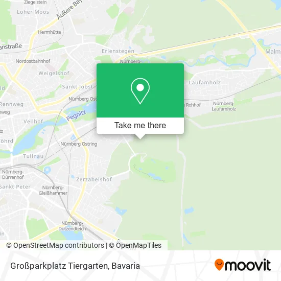 Карта Großparkplatz Tiergarten