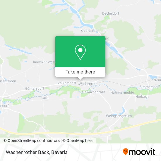Wachenröther Bäck map