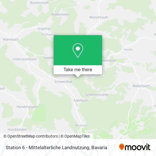 Station 6 - Mittelalterliche Landnutzung map