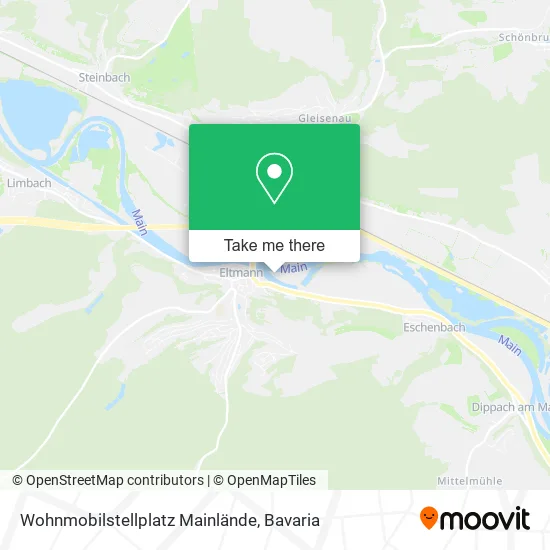 Карта Wohnmobilstellplatz Mainlände