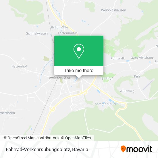 Fahrrad-Verkehrsübungsplatz map