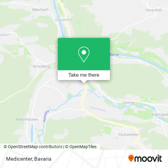 Medicenter map