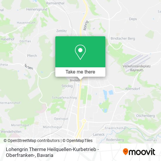 Lohengrin Therme Heilquellen-Kurbetrieb - Oberfranken- map