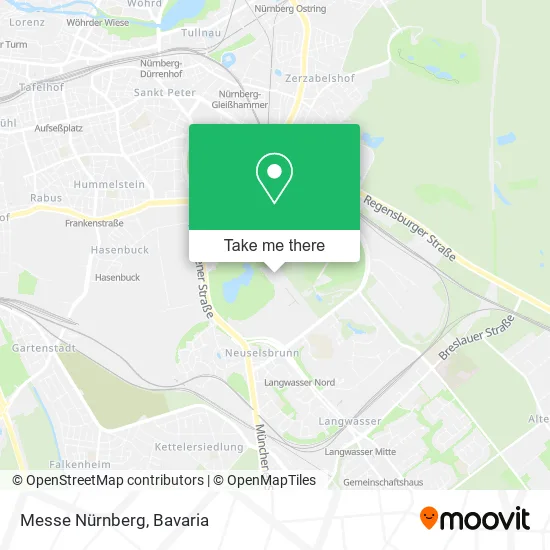 Карта Messe Nürnberg