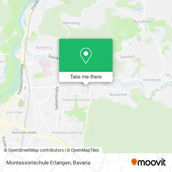 Карта Montessorischule Erlangen