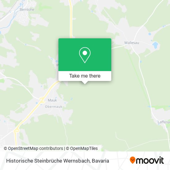 Historische Steinbrüche Wernsbach map