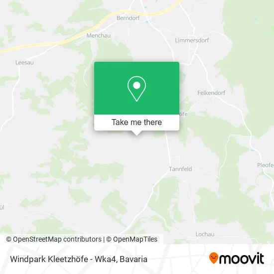 Карта Windpark Kleetzhöfe - Wka4