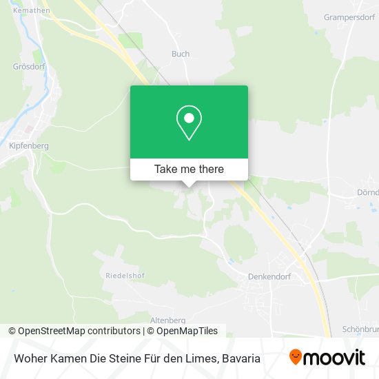 Woher Kamen Die Steine Für den Limes map