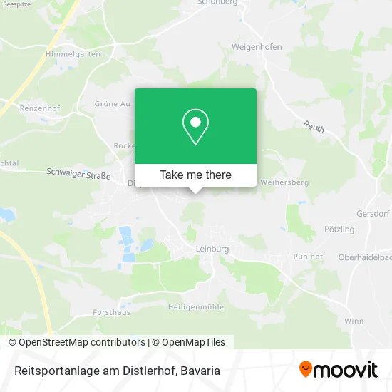 Карта Reitsportanlage am Distlerhof