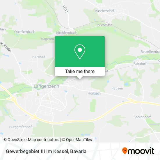 Gewerbegebiet III Im Kessel map