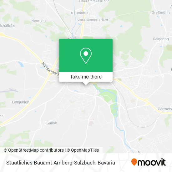 Карта Staatliches Bauamt Amberg-Sulzbach