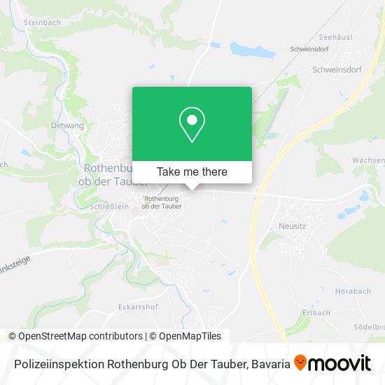 Polizeiinspektion Rothenburg Ob Der Tauber map