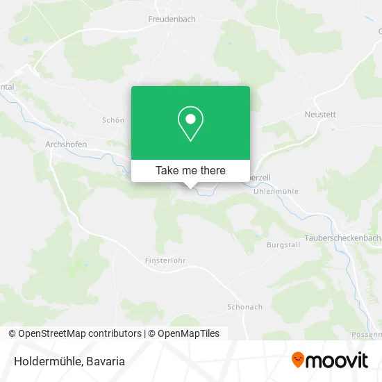 Holdermühle map