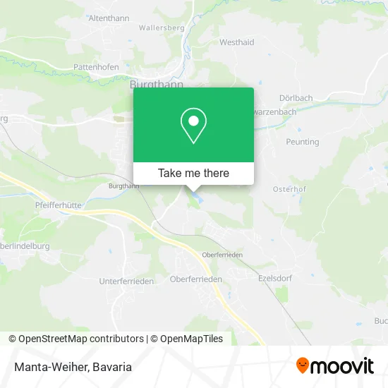Карта Manta-Weiher
