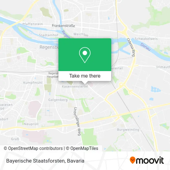 Карта Bayerische Staatsforsten