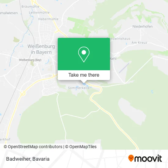 Карта Badweiher