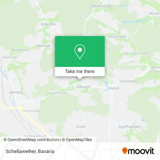 Карта Schellaweiher