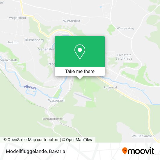 Modellfluggelände map