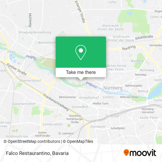 Карта Falco Restaurantino