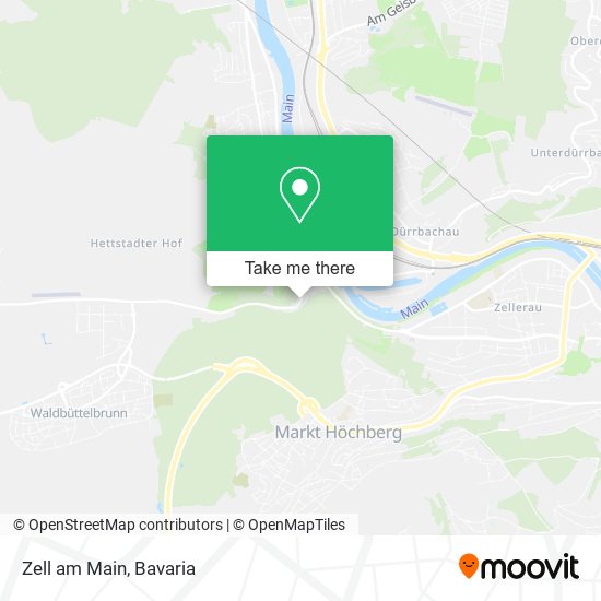 Zell am Main map