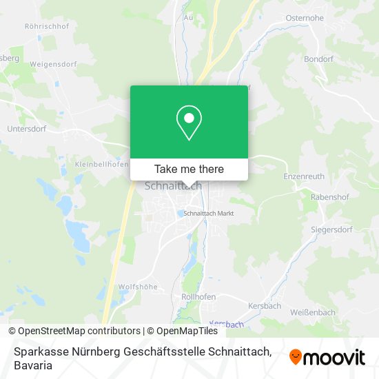 Sparkasse Nürnberg Geschäftsstelle Schnaittach map
