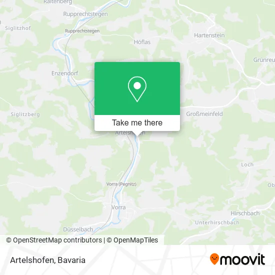 Карта Artelshofen