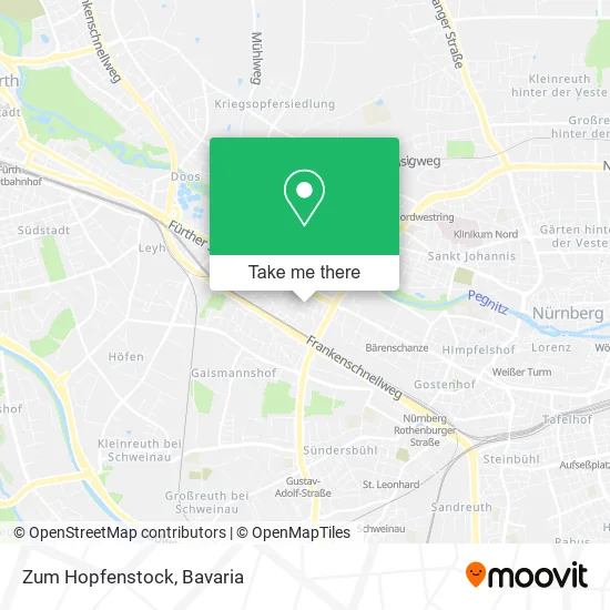 Карта Zum Hopfenstock
