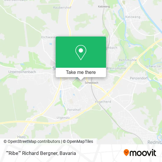Карта ""Ribe"" Richard Bergner