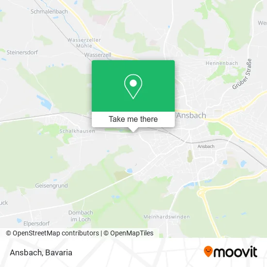 Карта Ansbach