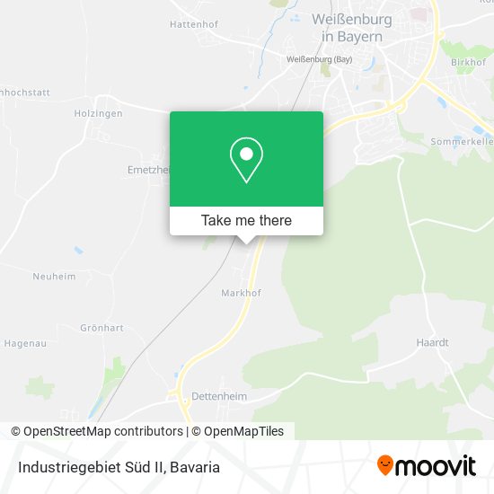 Industriegebiet Süd II map