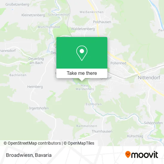 Карта Broadwiesn