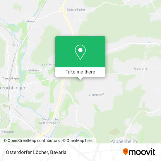 Карта Osterdorfer Löcher