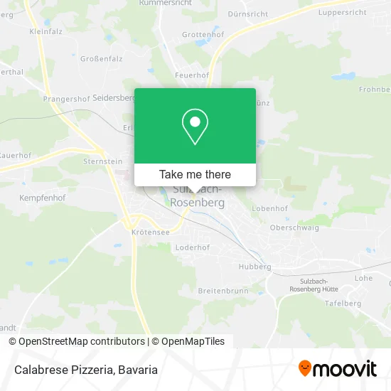 Карта Calabrese Pizzeria