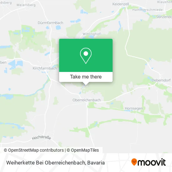 Карта Weiherkette Bei Oberreichenbach
