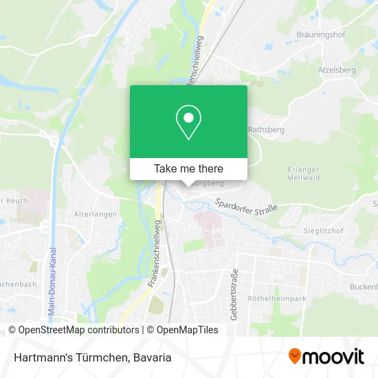 Карта Hartmann's Türmchen