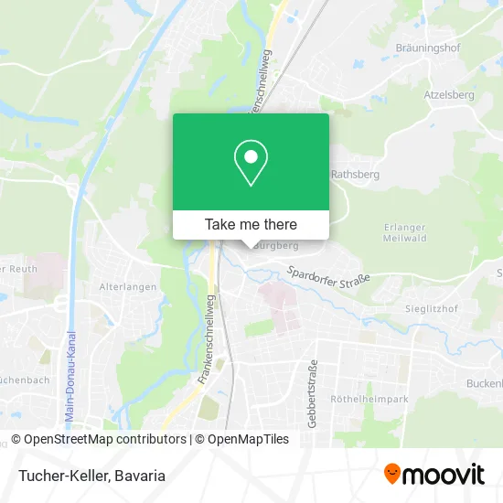 Карта Tucher-Keller