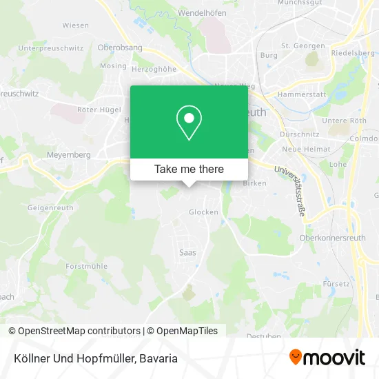 Карта Köllner Und Hopfmüller