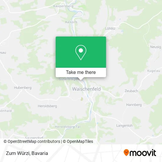 Карта Zum Würzi